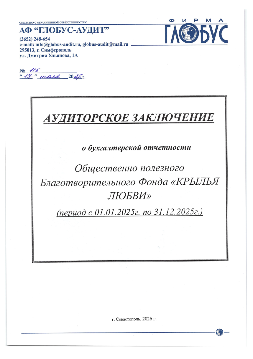 Аудиторское заключение за 2025 год